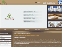 Tablet Screenshot of bhuragroup.com